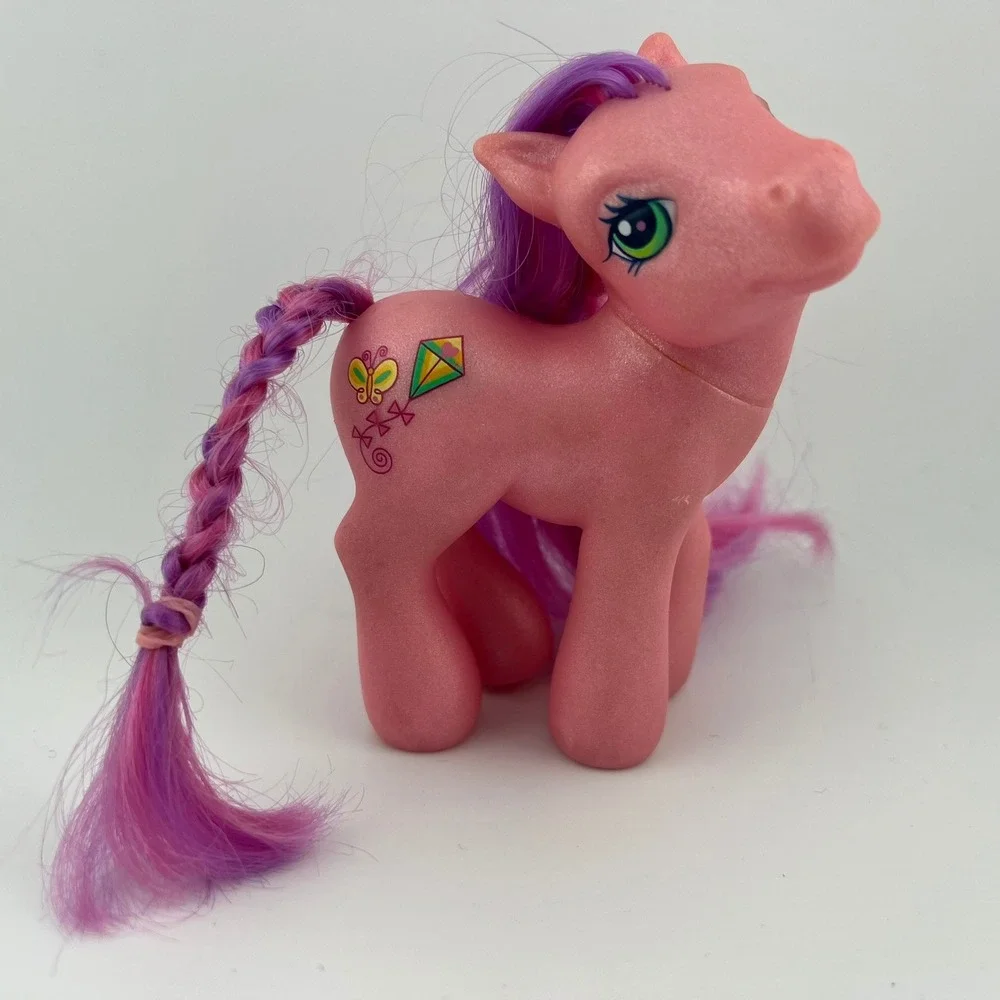 My Little Pony G3 Sky Wishes 2003 Hasbro Pink Purple Hair‎ Butterfly Kite Pony